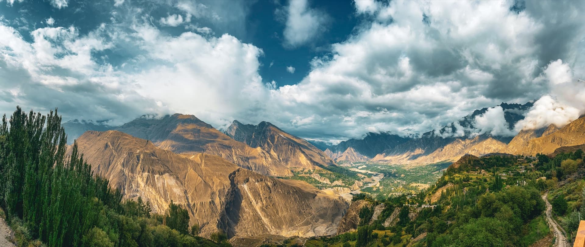 Hunza Valley panorama